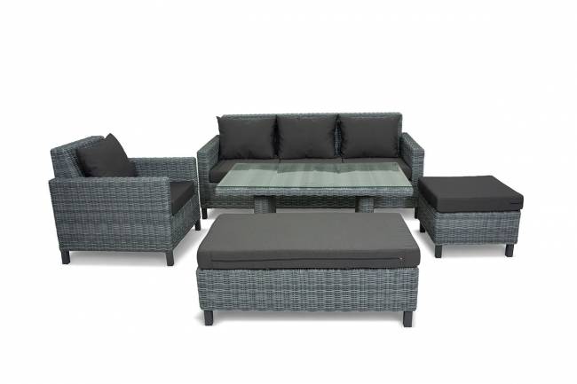 MOKKA БЕЛЛА / BELLA диван 3-х местный, серый MOKKA БЕЛЛА / BELLA диван 3-х местный, серый