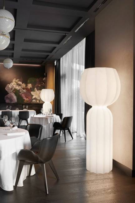 Светильник напольный уличный Cucun Lighting LED OUT белый Ø770х1900 мм