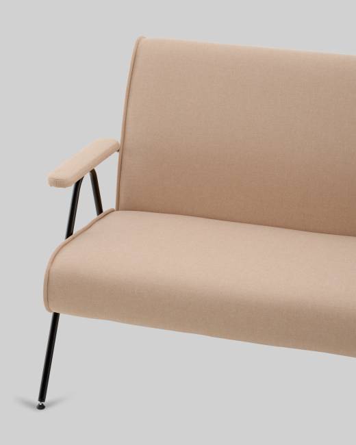 Диван Эндино рогожка бежевый