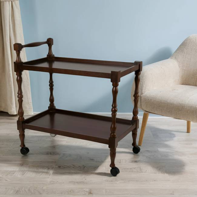 Стол сервировочный Бридж средне-коричневый Стол сервировочный Бридж средне-коричневый