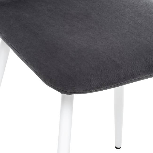 Стул Leset Гувер полоса Ultra Grafit Белый Стул Leset Гувер полоса Ultra Grafit Белый