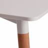 Стол JOHN (mod. T1001) МДФ/дерево, 120 х 80 х 75 см , White (Белый) / Natural (натуральный) Стол JOHN (mod. T1001) МДФ/дерево, 120 х 80 х 75 см , White (Белый) / Natural (натуральный)