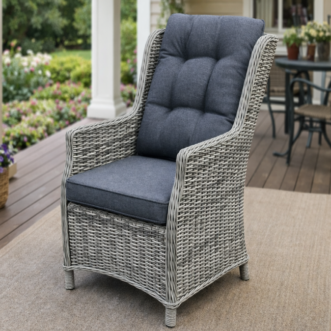 Кресло NICOLE в сером цвете