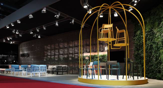 Стул пластиковый Trill Bistrot агава 500х515х825 мм