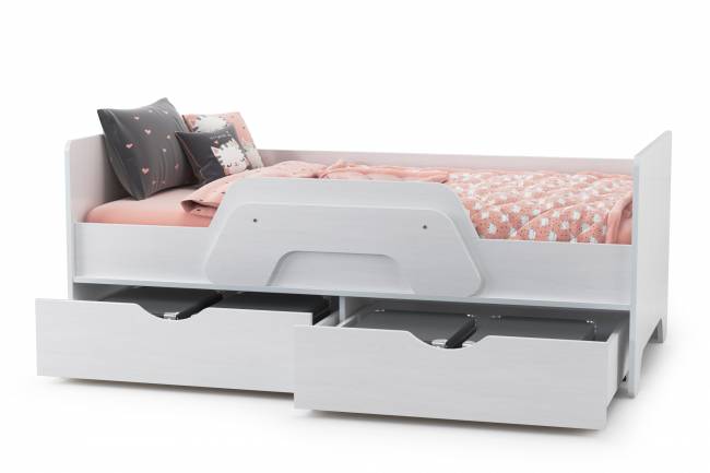 Кровать с ящиками Уна 11.22 цвет белый Кровать с ящиками Уна 11.22 цвет белый