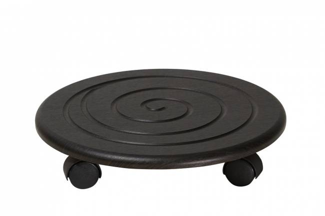 Комплект подставок напольных на колесах Калифорния Спираль, венге