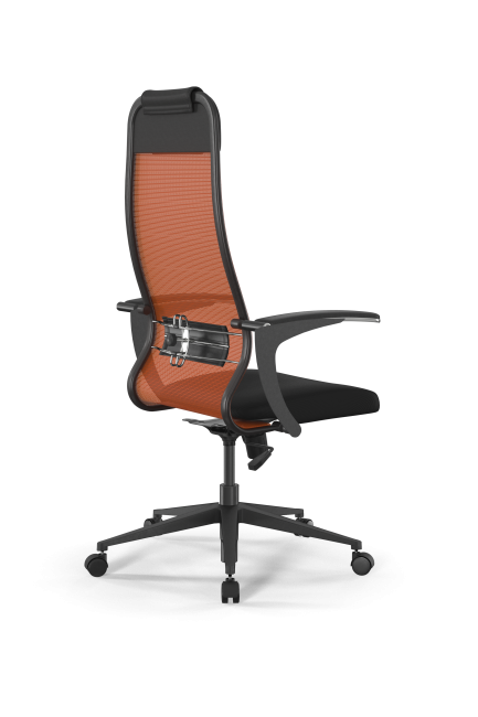 Кресло Sit 10 B1-111U - X2+UMF(X1) /Ub00/Wh00/U0mL-b(M09.B11.G19.W02), оранжевый-черный