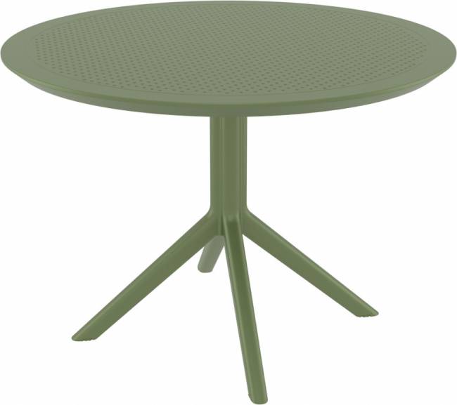 Стол пластиковый Sky Table105 оливковый 1050х740 мм