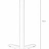 Подстолье обеденное DOBRIN STELLA WHITE