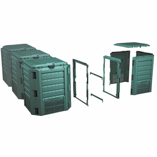 Компостер Prosperplast Module 1200 л, зеленый Компостер Prosperplast Module 1200 л, зеленый