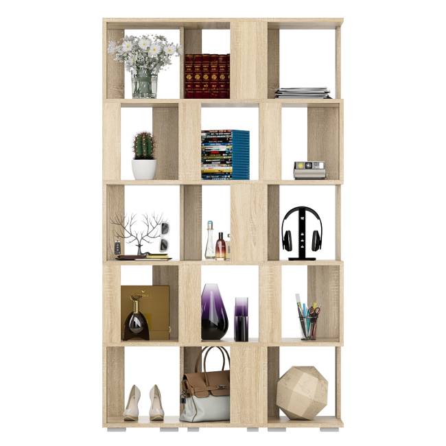 Комплект их 3-х открытых стеллажей цвет дуб сонома Комплект их 3-х открытых стеллажей цвет дуб сонома