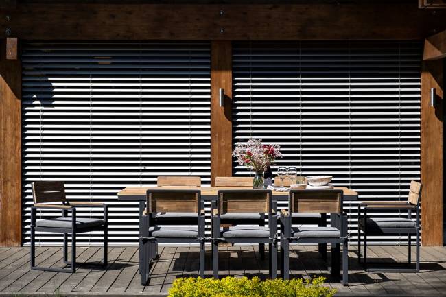 Обеденная группа из алюминия TOPA XL  Joygarden