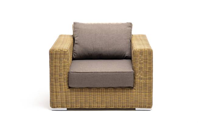 "Боно" кресло из искусственного ротанга, цвет соломенный "Боно" кресло из искусственного ротанга, цвет соломенный