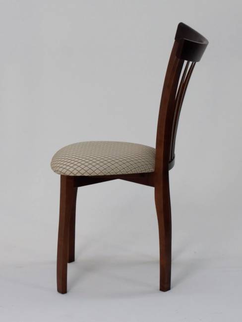 Обеденная группа Верди 120 со стульями Миранда орех/ ромб бежевый Обеденная группа Верди 120 со стульями Миранда орех/ ромб бежевый