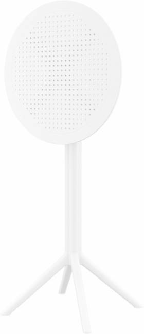 Стол пластиковый барный складной Sky Folding Bar Table 60 белый Ø600х1080 мм