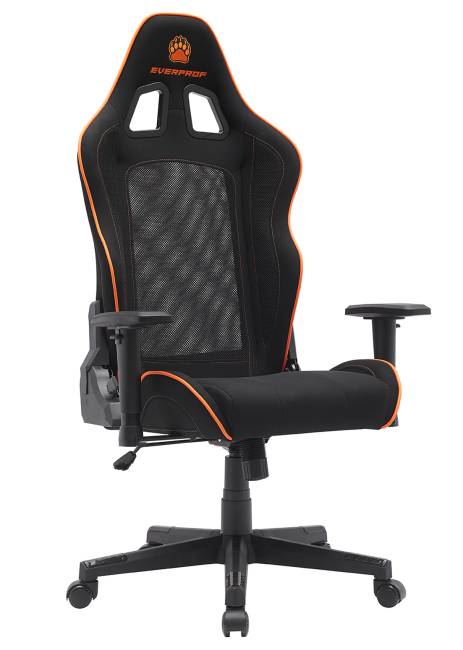 Геймерское кресло Everprof Panther Ткань Оранжевый Геймерское кресло Everprof Panther Ткань Оранжевый
