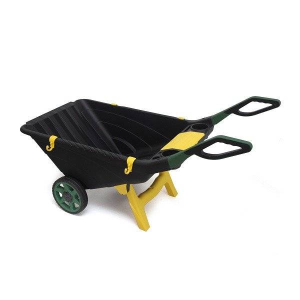 Садовая тележка черный/зеленый 80 л Садовая тележка черный/зеленый 80 л
