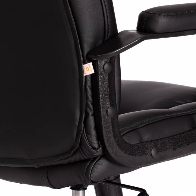 Кресло BERGAMO (22) кож/зам, черный, 36-6 черный кож/зам Кресло BERGAMO (22) кож/зам, черный, 36-6 черный кож/зам