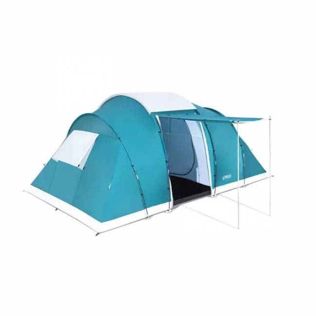Палатка 6-местная 490x280x200см "Family Ground 6" 2 слоя, 190T polyester PU, 3000мм, 120гр/м2 PE Палатка 6-местная 490x280x200см "Family Ground 6" 2 слоя, 190T polyester PU, 3000мм, 120гр/м2 PE