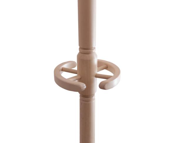 Вешалка напольная В 10Н белый ясень