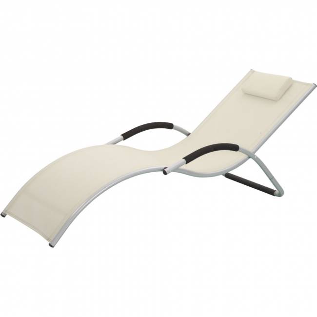 Шезлонг (лежак) Garden Way BRIGO 770505, кремовый Шезлонг (лежак) Garden Way BRIGO 770505, кремовый