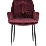 Кресло Саманта велюр бордовый