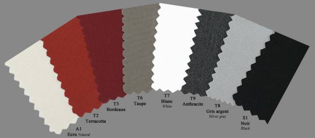 Зонт профессиональный 3х3 м Pompei Braccio белый, серо-коричневый 3000х3000 мм