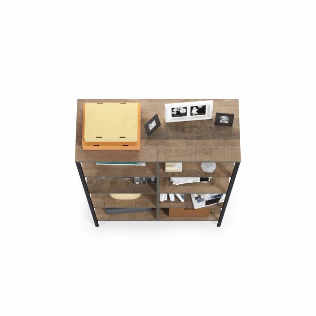 Стеллаж Трувор 13.151.02 цвет дуб гранж песочный/интра