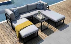 Двойной шезлонг Marta из алюминия Двойной шезлонг Marta из алюминия